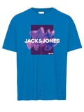 JACK & JONES Тениска JCOFLORALS TEE SS CREW NECK FST
