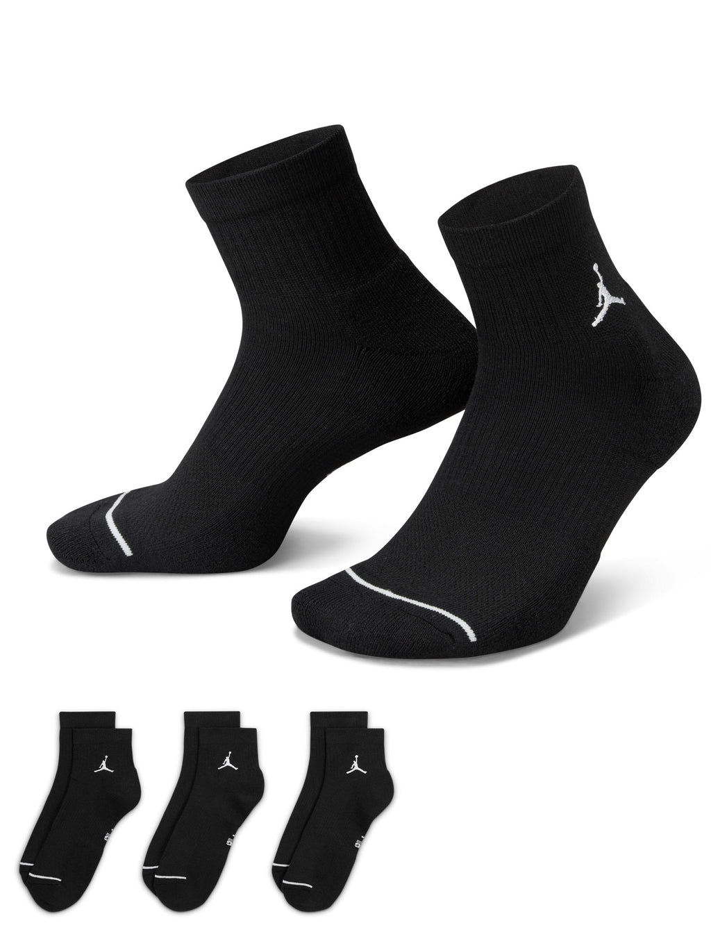 JORDAN Чорапи U J ED CUSH POLY ANKLE 3PR 144