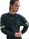 NIKE Блуза W NP DF FLC CREW TT GRX
