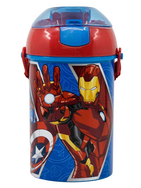 KIDS MOVIE HEROES Бутилка Avengers POP UP CANTEEN 450 ML