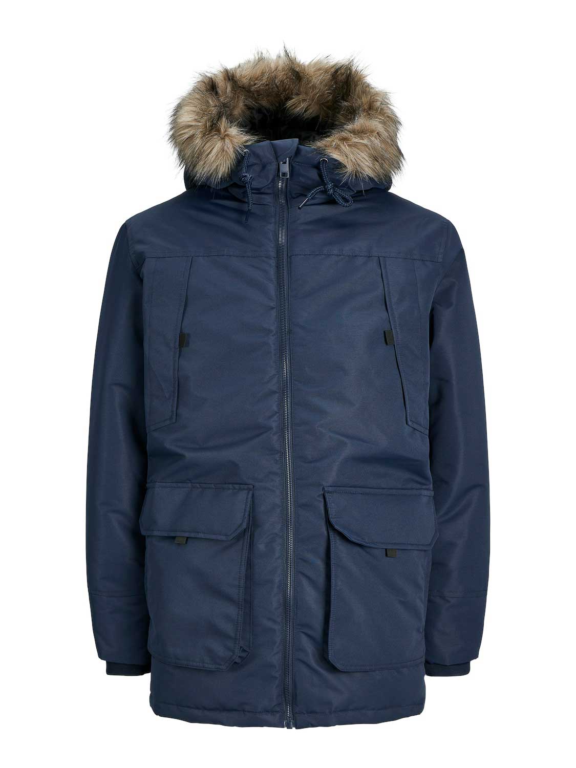 JACK & JONES Яке JJECONSTRUCT FAUX FUR PARKA SN