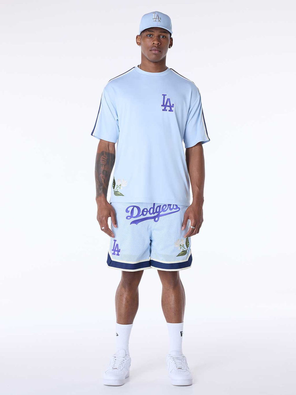 NEW ERA Тениска MLB FLORAL OS TEE LOSDOD