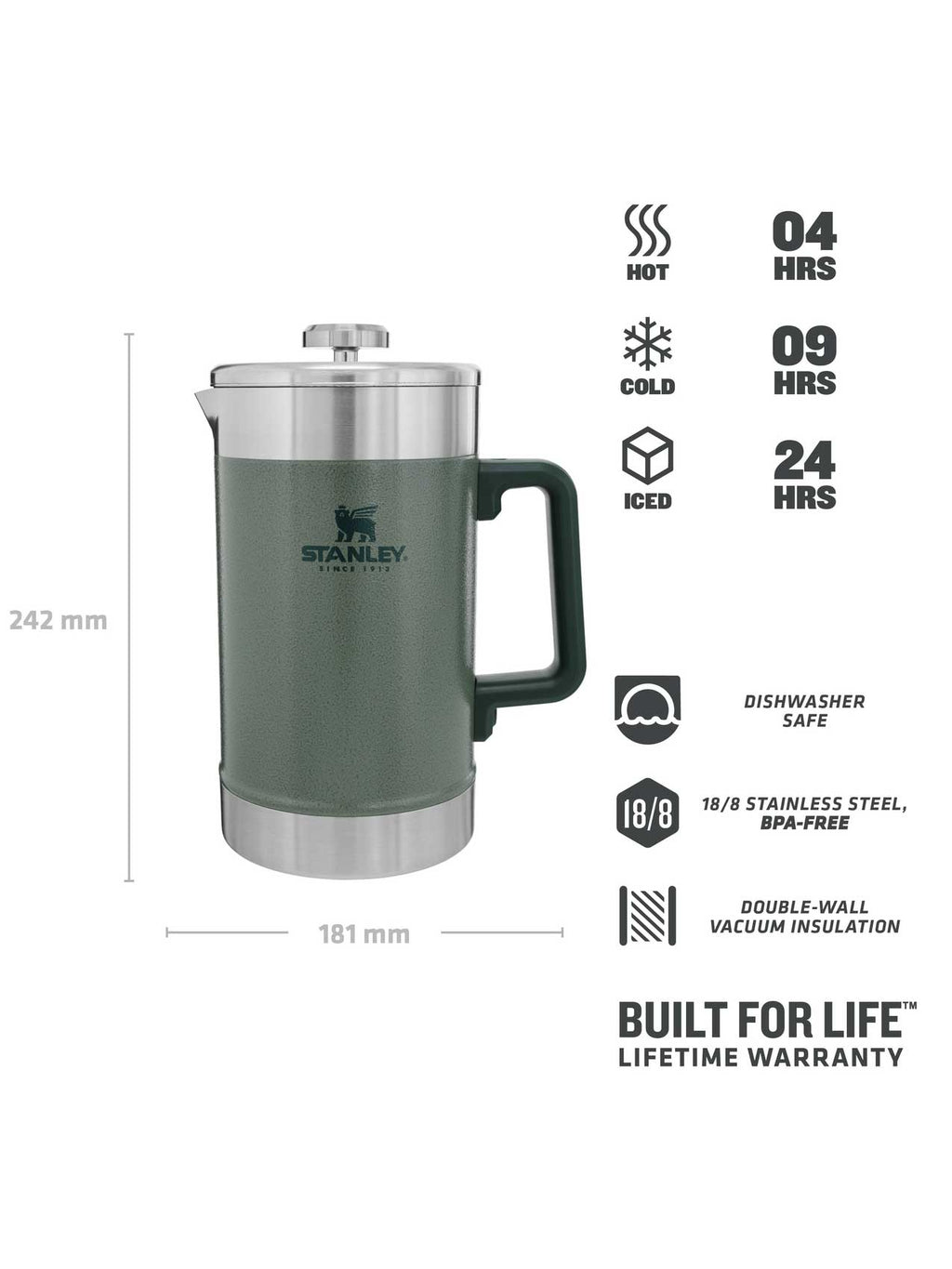 STANLEY Преса за кафе The Stay - 1.4L