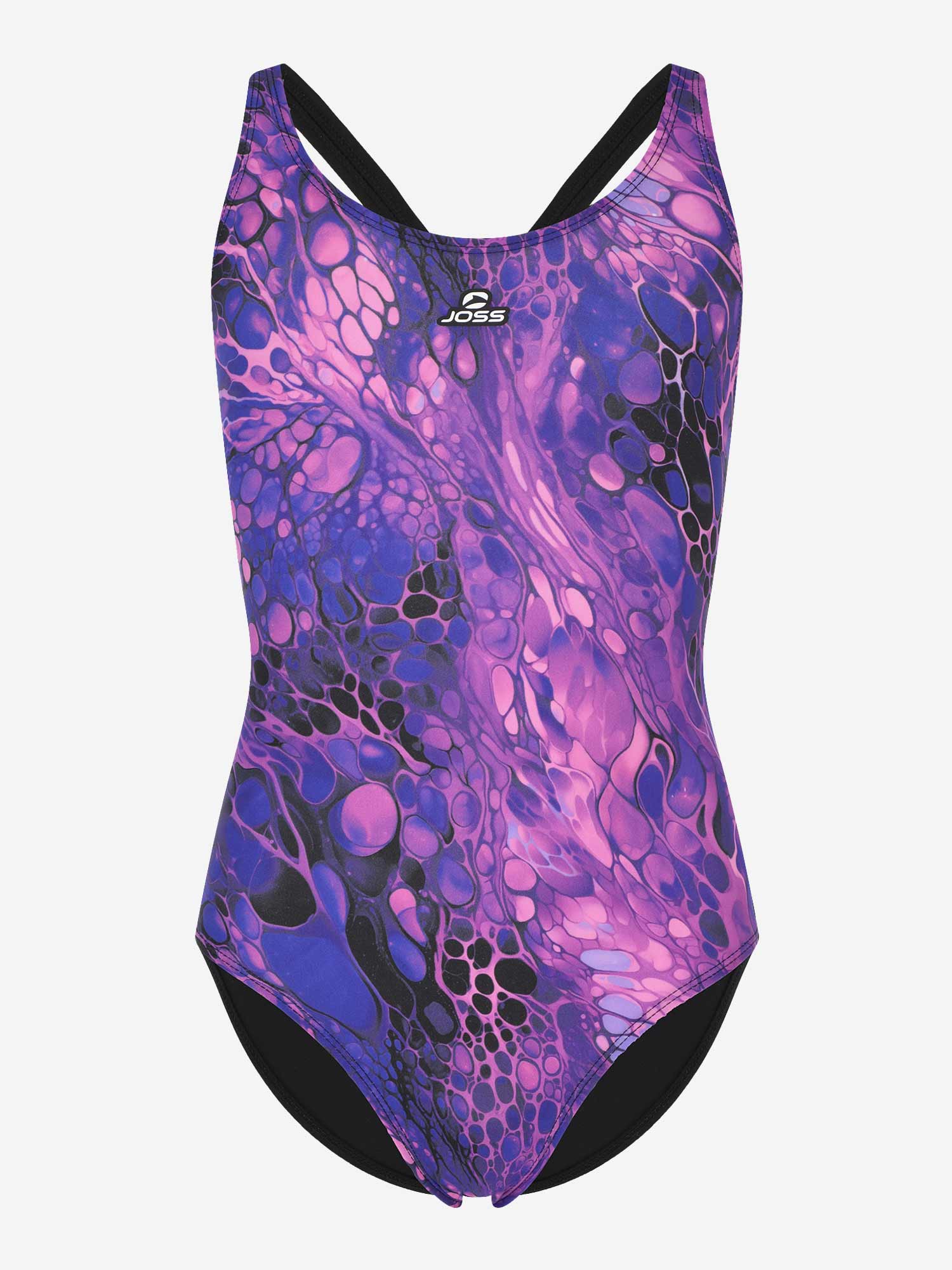 JOSS Цял бански Girl's Training All-Over Printed Swims