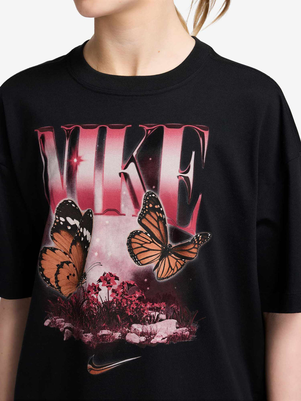 NIKE Тениска G NSW TEE BUTTRFLY OS