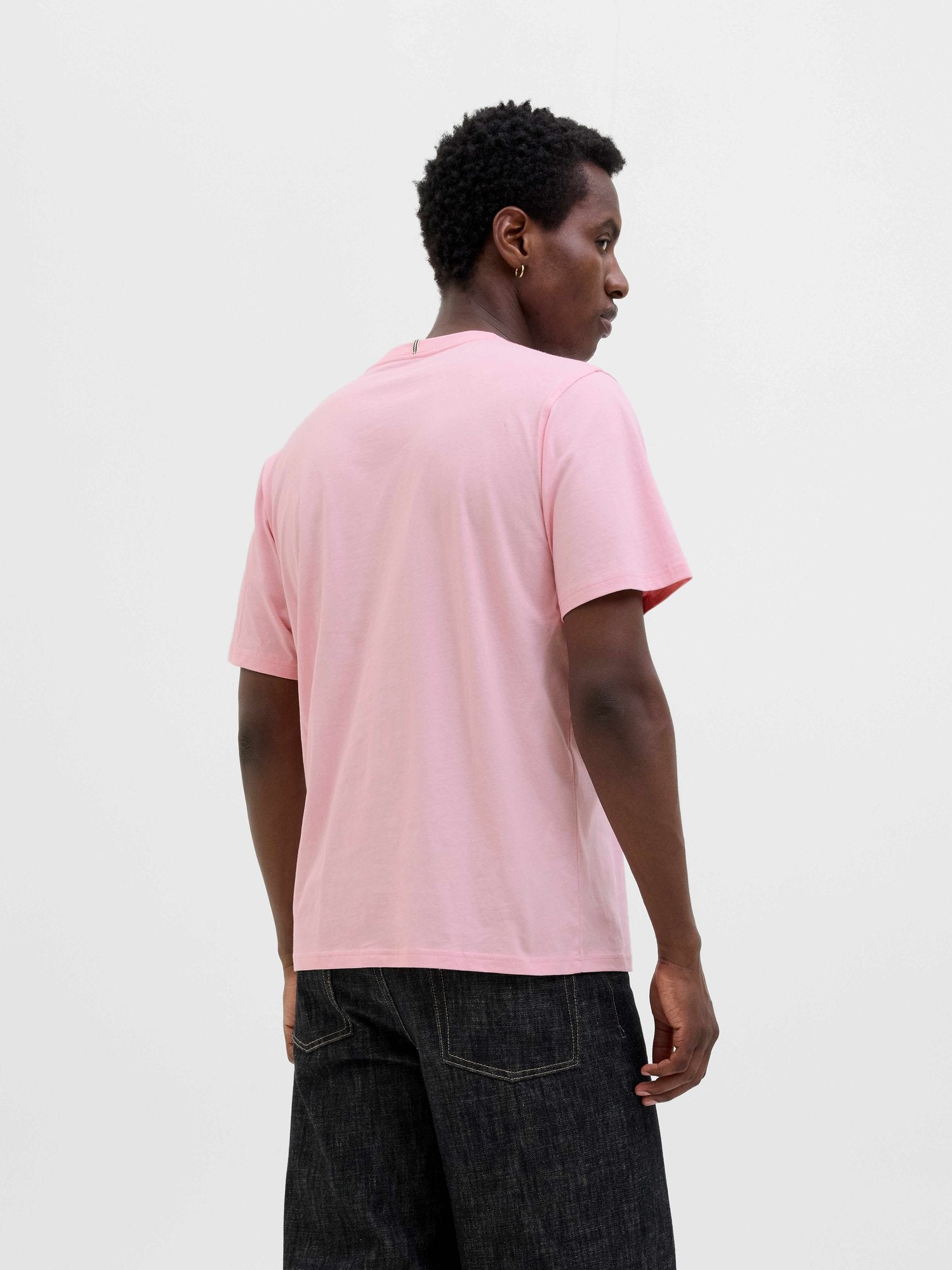 JACK & JONES Тениска JORFREDERIKSBERG BOX SCRIPT TEE SS CN LN