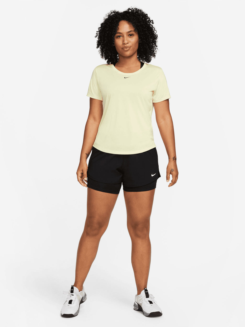 NIKE Къси панталони W NK ONE DF MR 3IN 2N1 SHORT