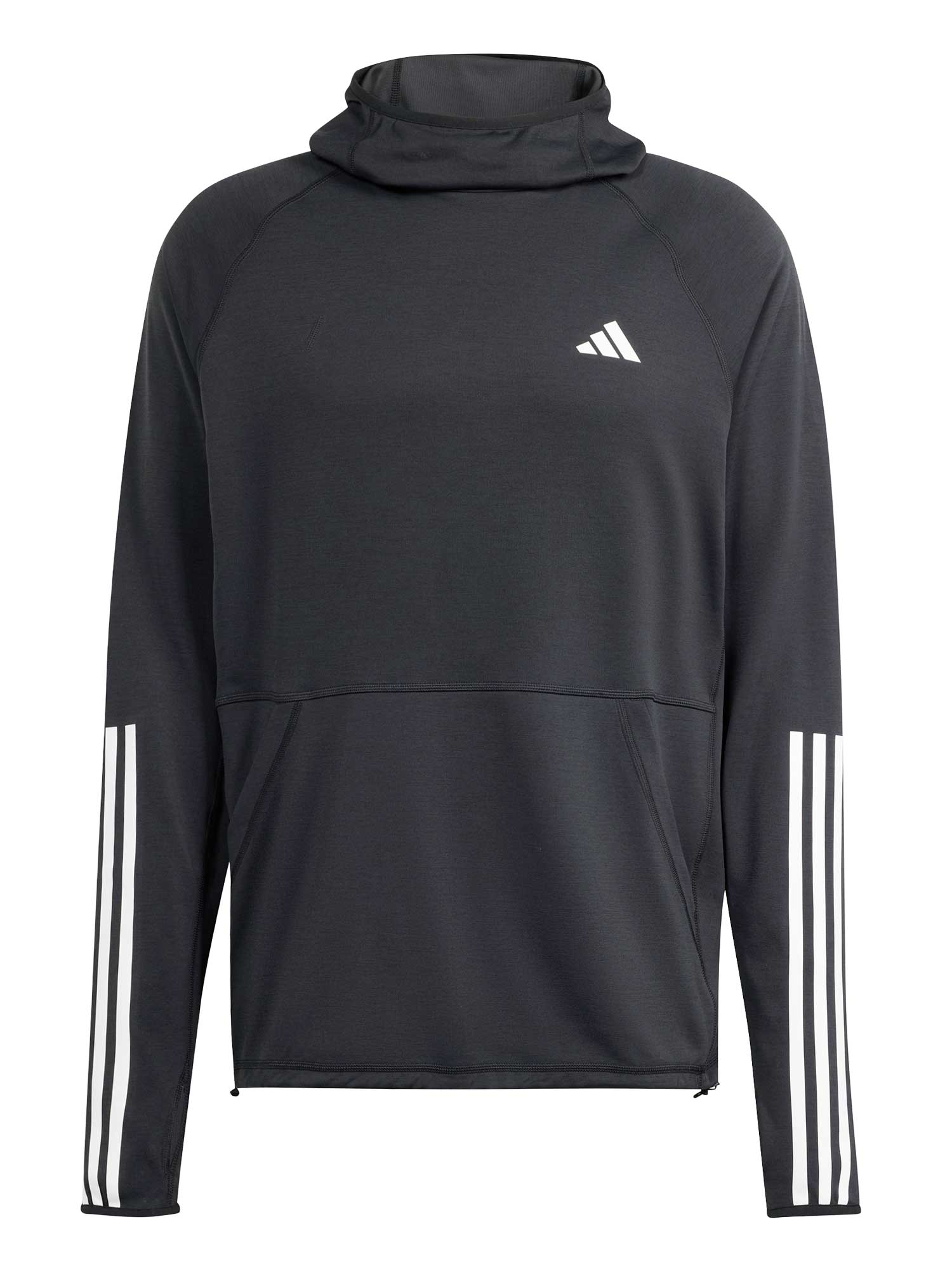 ADIDAS PERFORMANCE Суитшърт Own the Run 3 Stripes Hoodie
