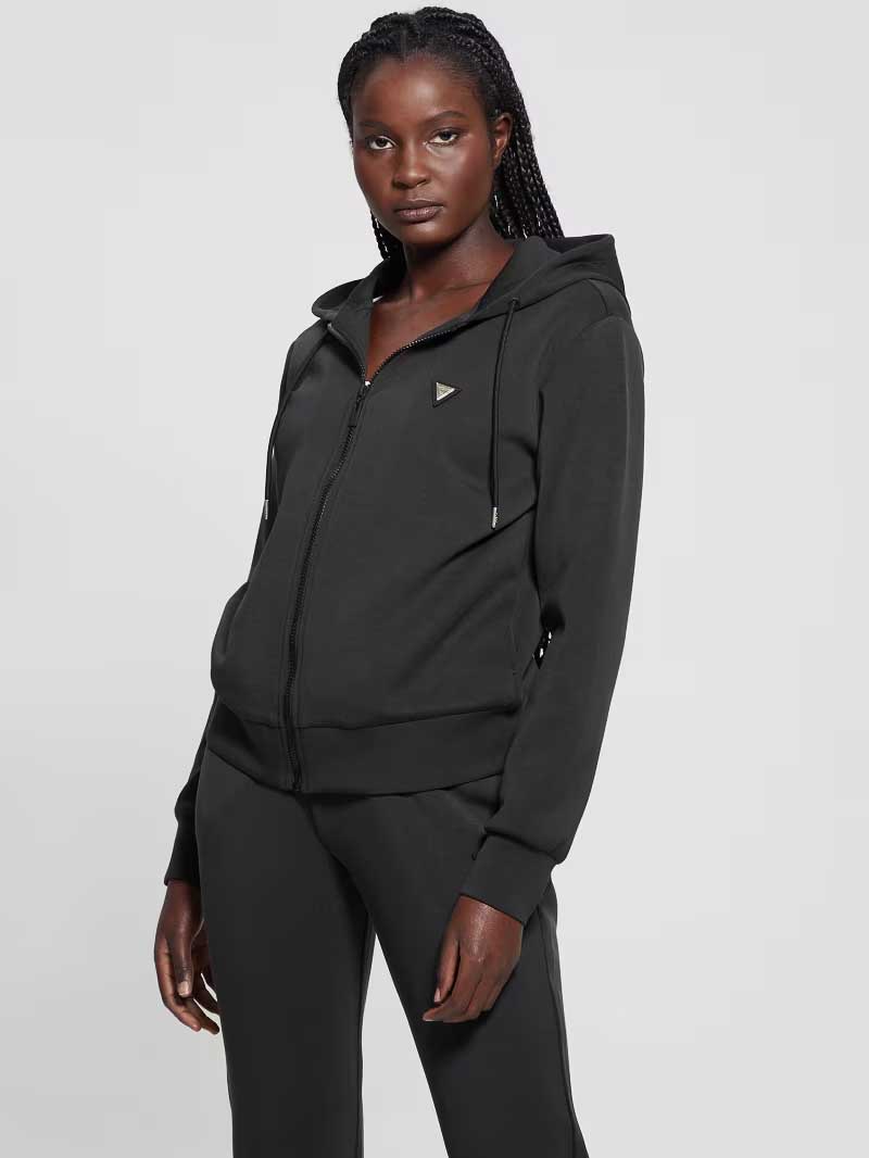 GUESS Суитшърт OLYMPE FULL ZIP HOODIE SWEATSH