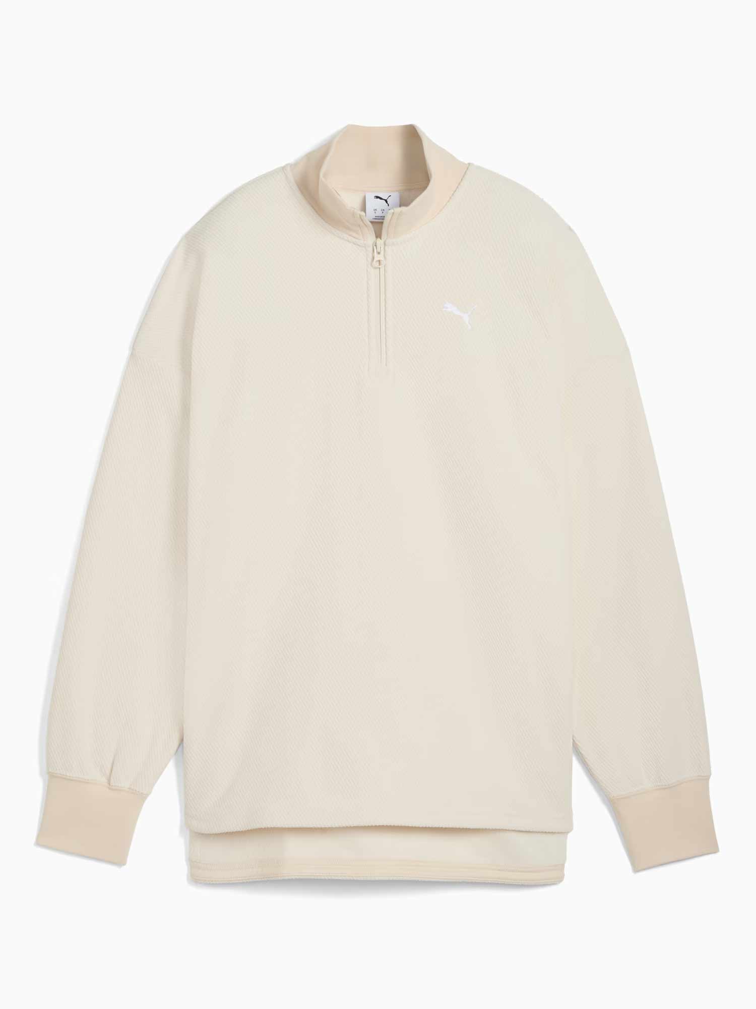 PUMA Блуза HER Oversized Half-Zip Winterized Crew