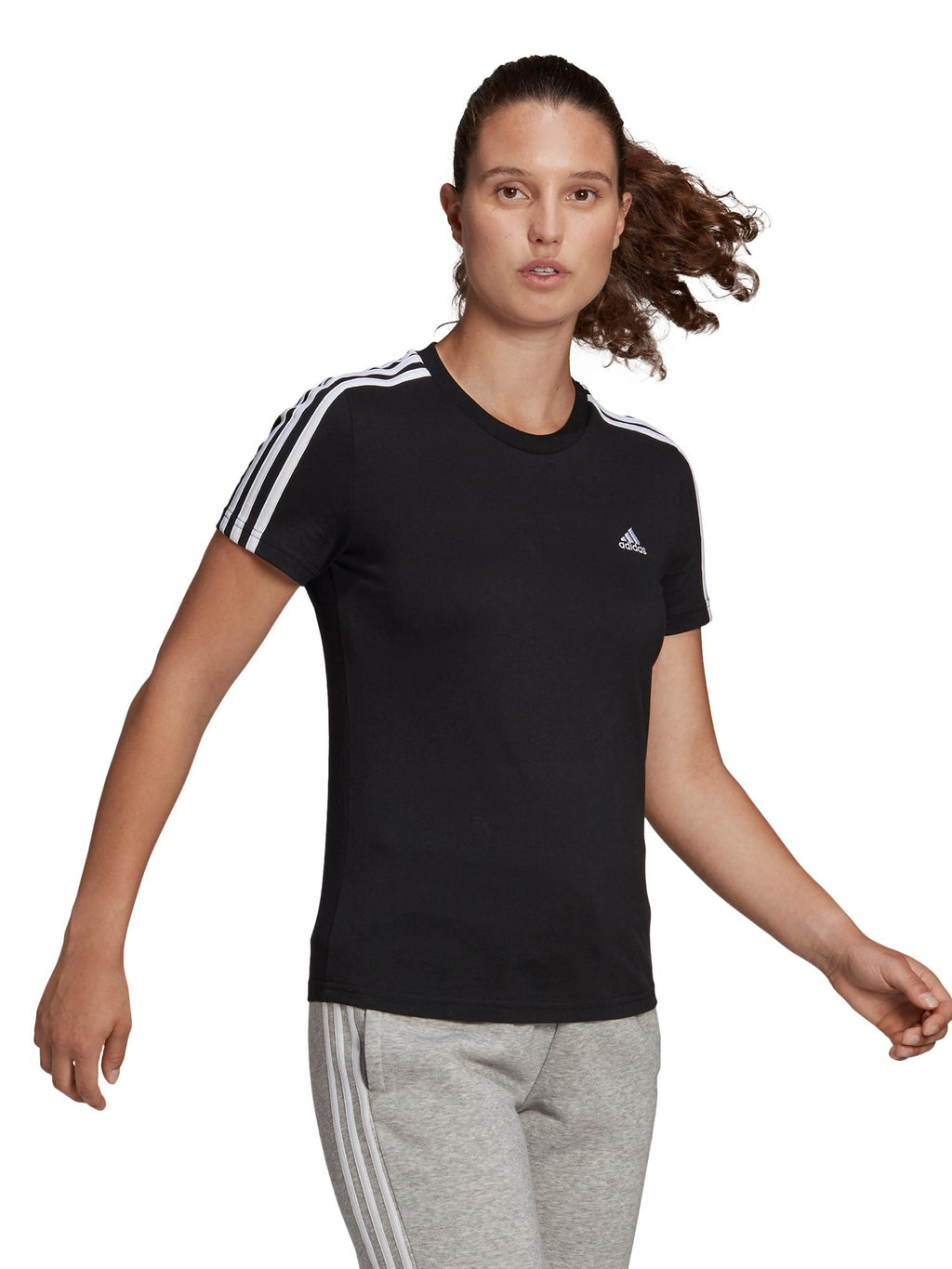 ADIDAS SPORTSWEAR Тениска LOUNGEWEAR Essentials Slim 3-S