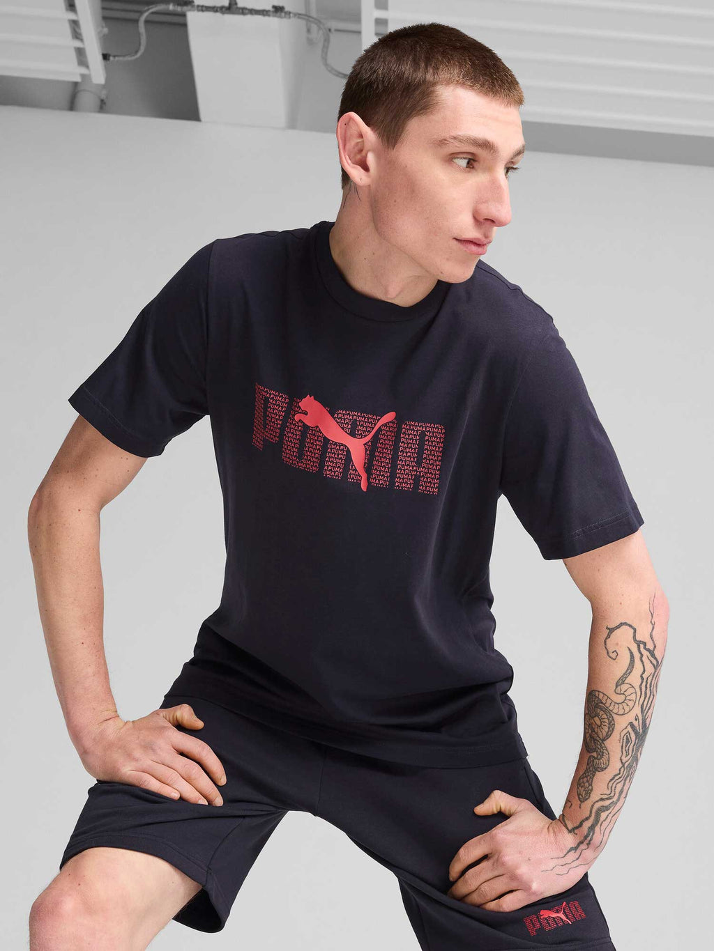 PUMA Тениска ESS LOGO LAB Tee