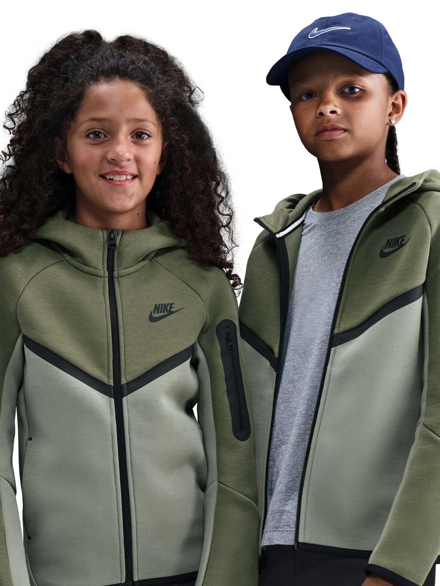 NIKE Суитшърт B NSW TCH FLC FZ - PD