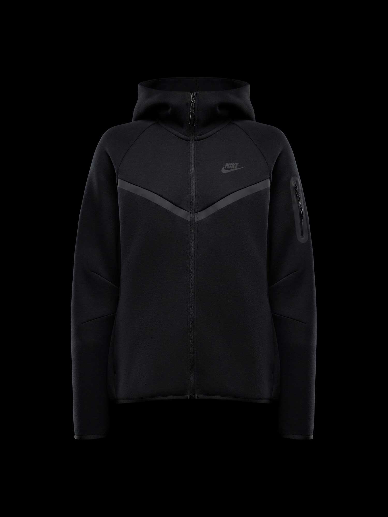 NIKE Суитшърт W NSW TCH FLC WR FZ HDY 2