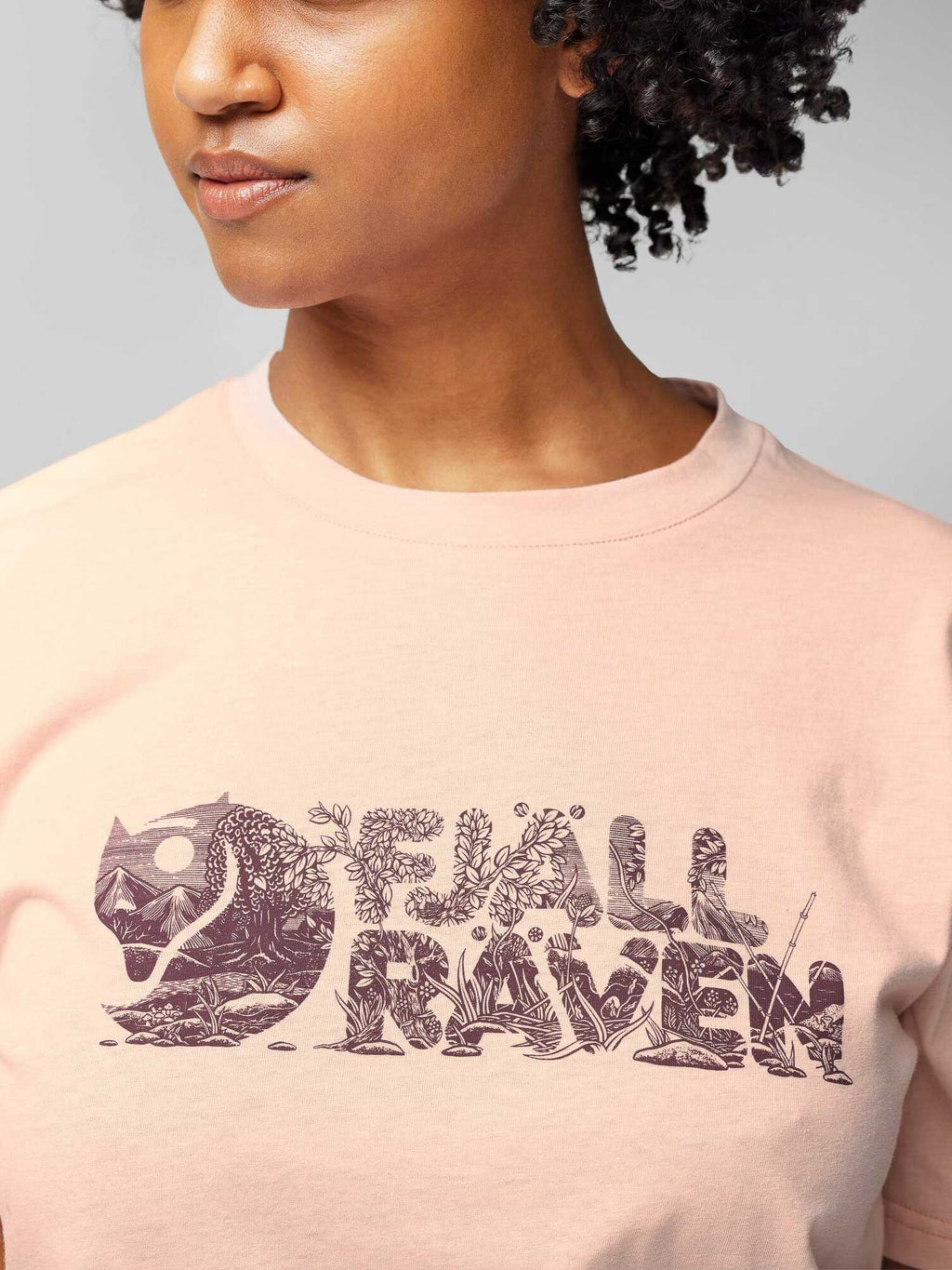 FJALLRAVEN Тениска Lush Logo T-shirt W