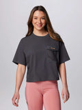 COLUMBIA Тениска Painted Peak Knit SS Cropped Top