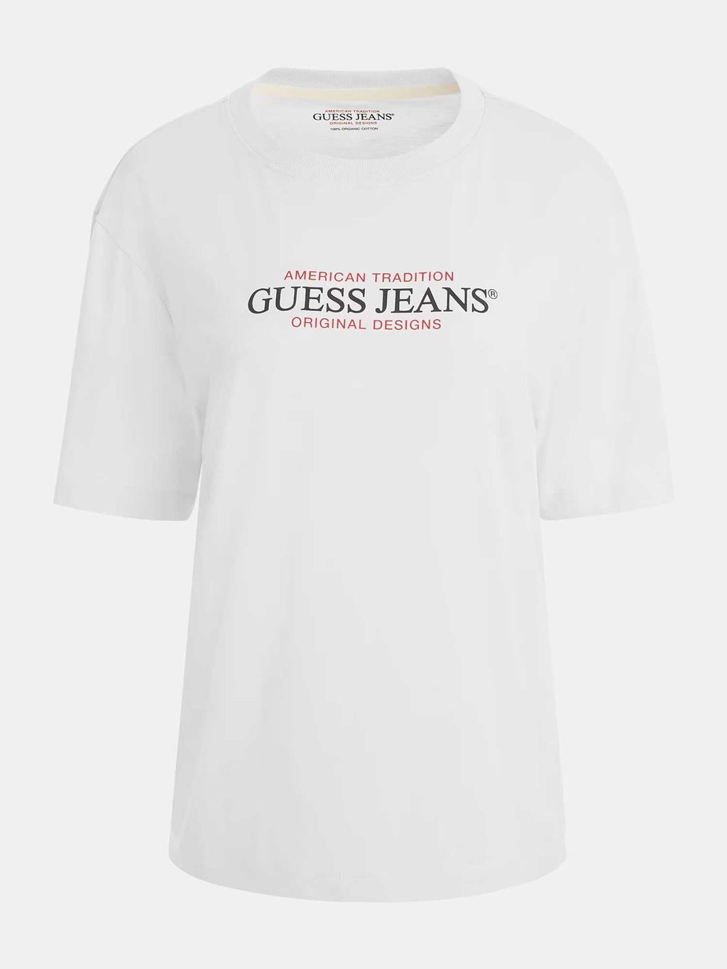 GUESS JEANS Тениска GJ SS CN OS AMERICAN TR TEE