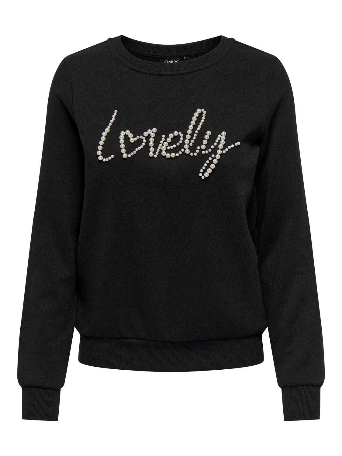 ONLY Блуза ONLAMY LIFE L/S O-NECK PEARL SWT