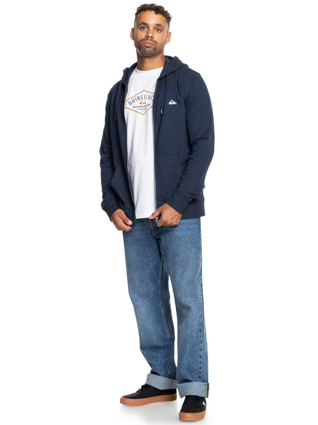 QUIKSILVER Суитшърт BASIC HOOD ZIP YOUNG MEN