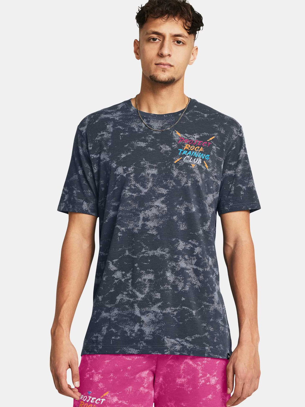 UNDER ARMOUR Тениска UA Pjt Rck TC AOP Graphic SS