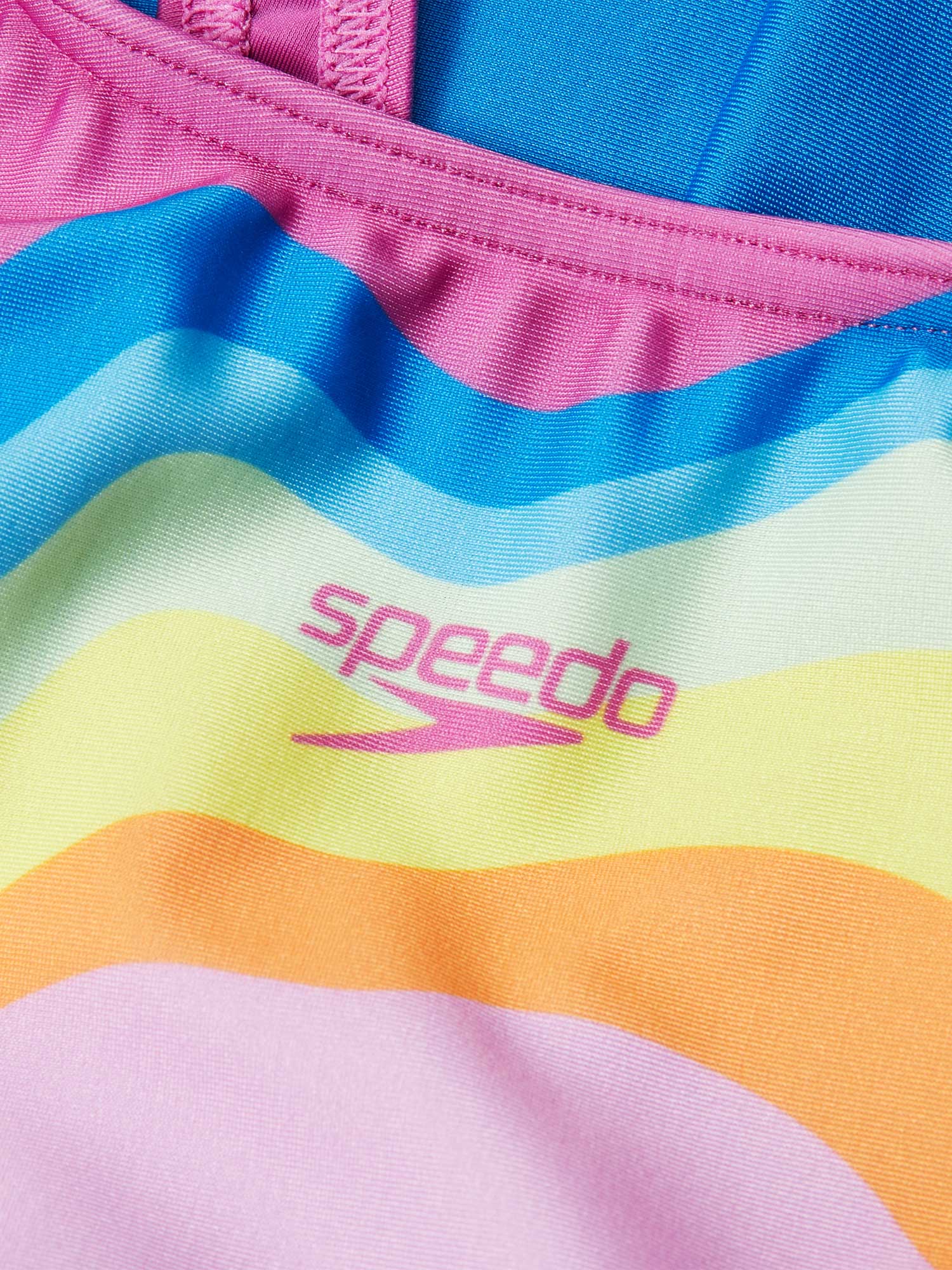 SPEEDO Цял бански GIRLS PRINTED PULSEBACK