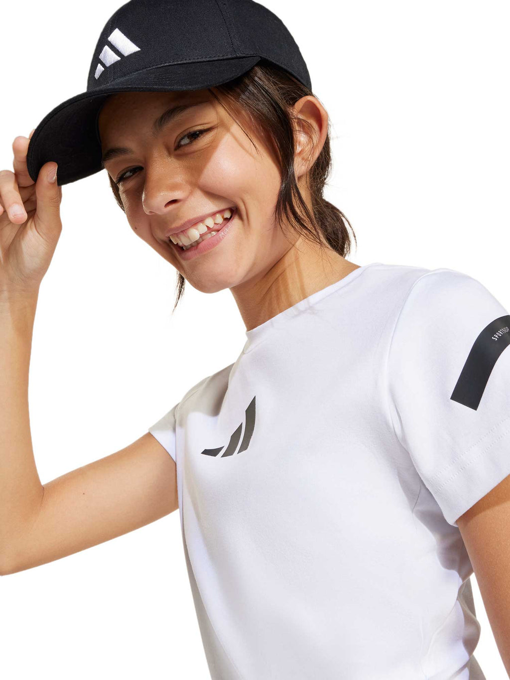 ADIDAS SPORTSWEAR Тениска Z.N.E. Fitted Crop T-Shirt Kids