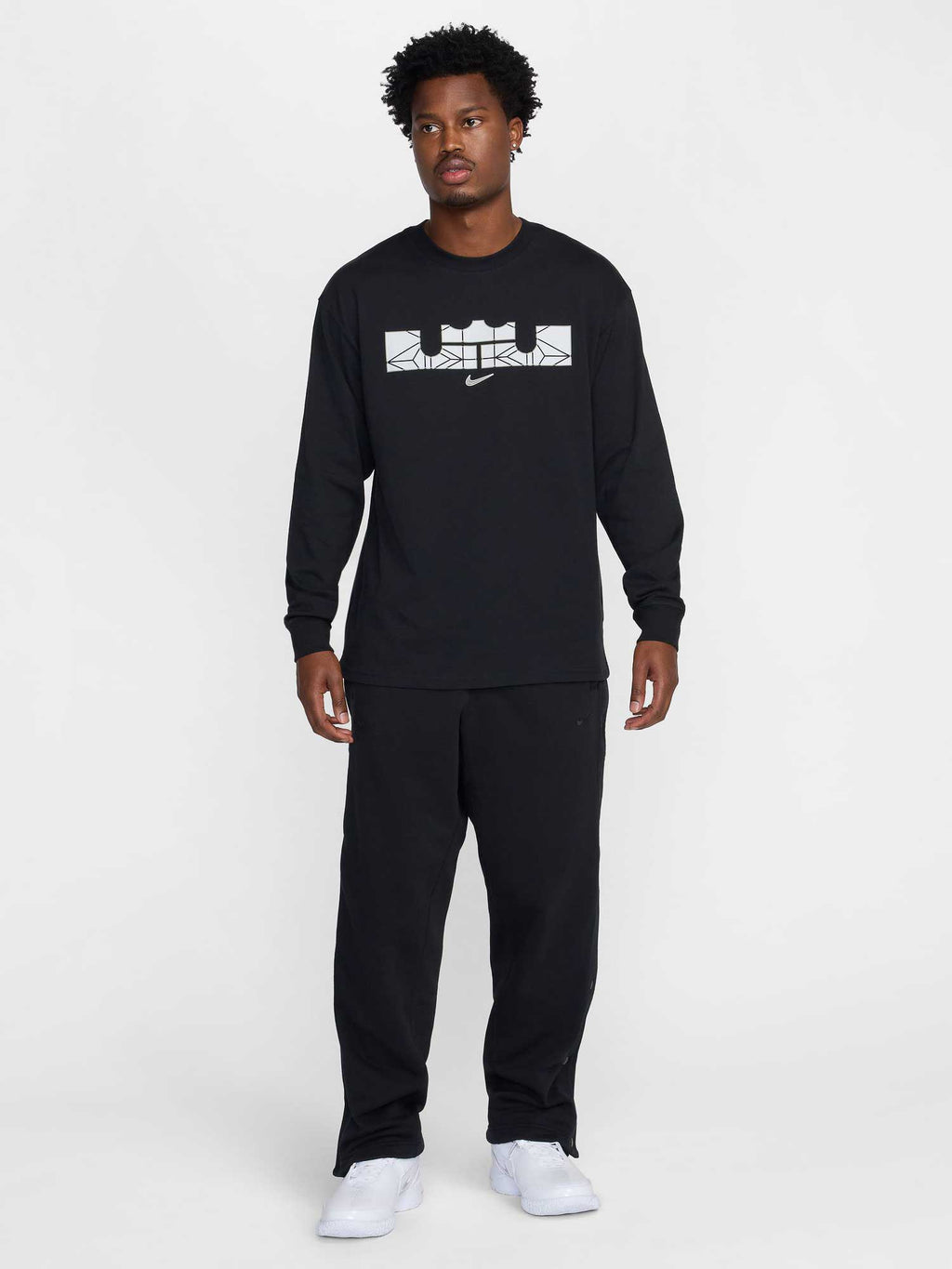 NIKE Блуза LEBRON M NK TEE LS M90