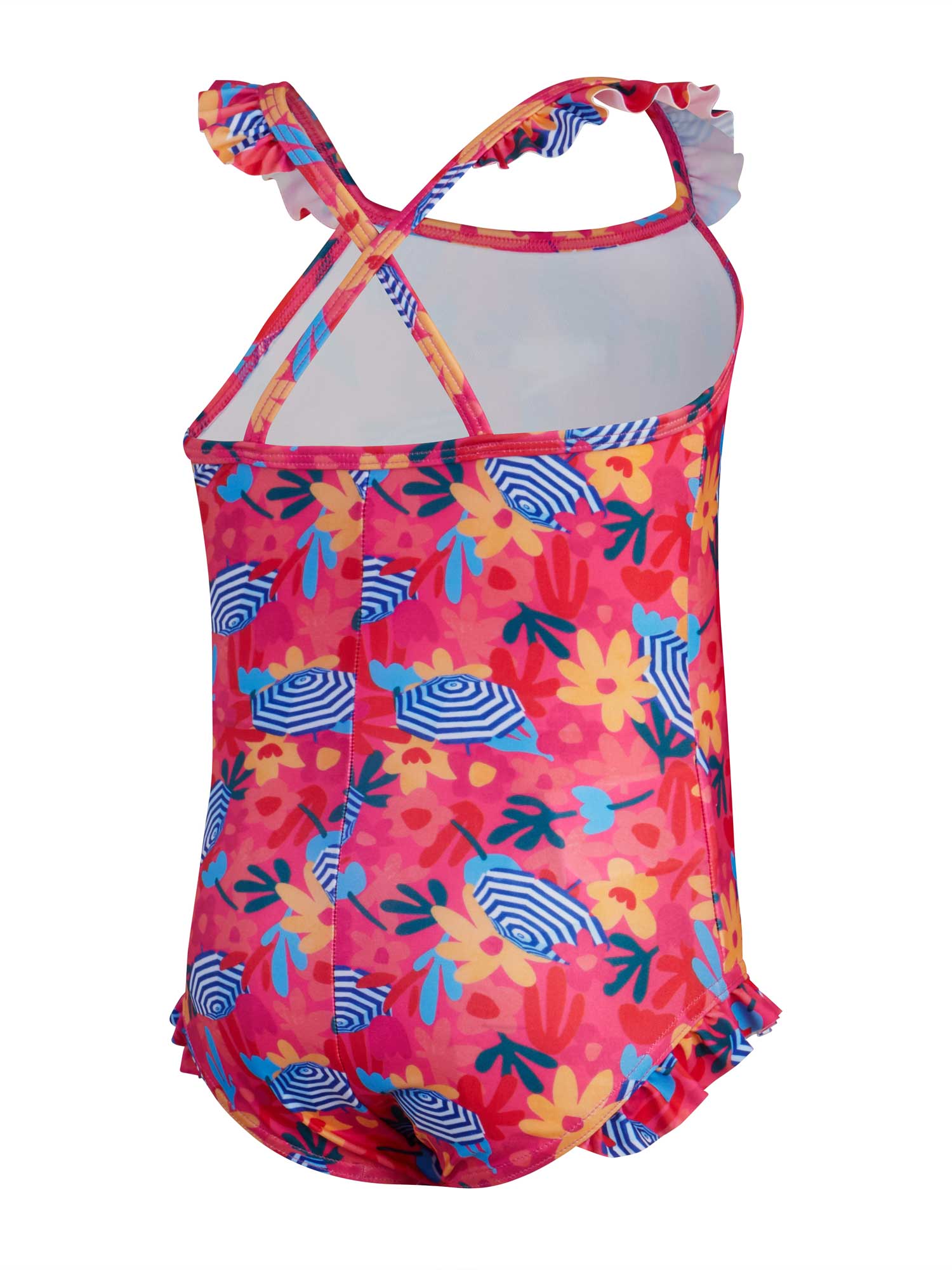 SPEEDO Цял бански GIRLS PLASTISOL PLACEMENT MUSCLEBACK