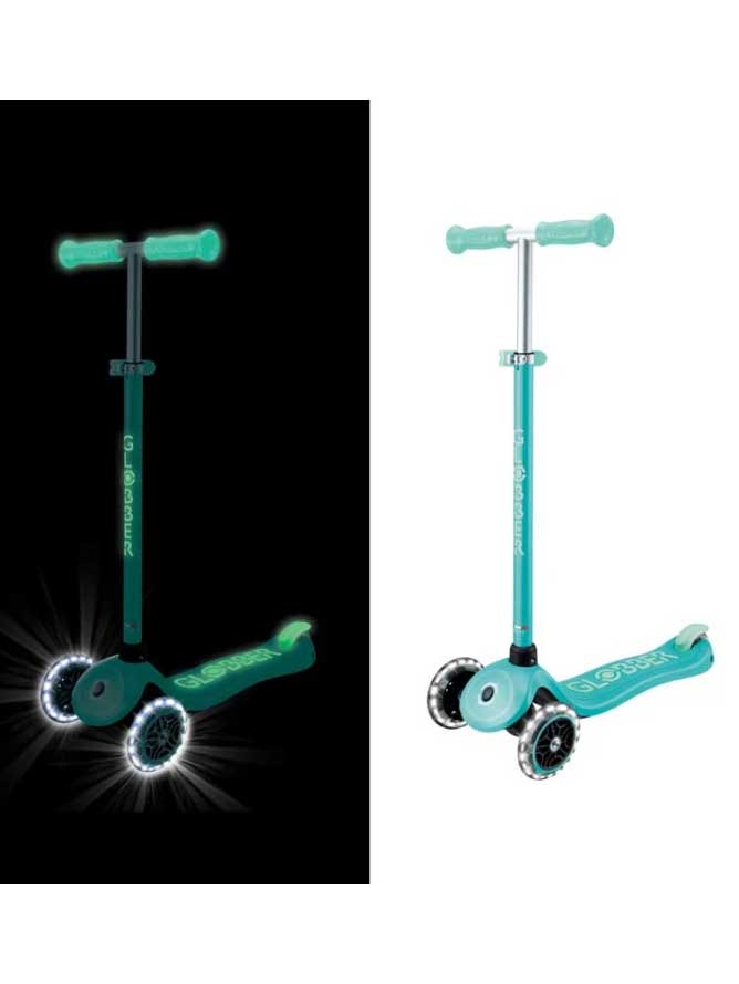 GLOBBER Светеща тротинетка PRIMO PLUS GLOW LIGHTS