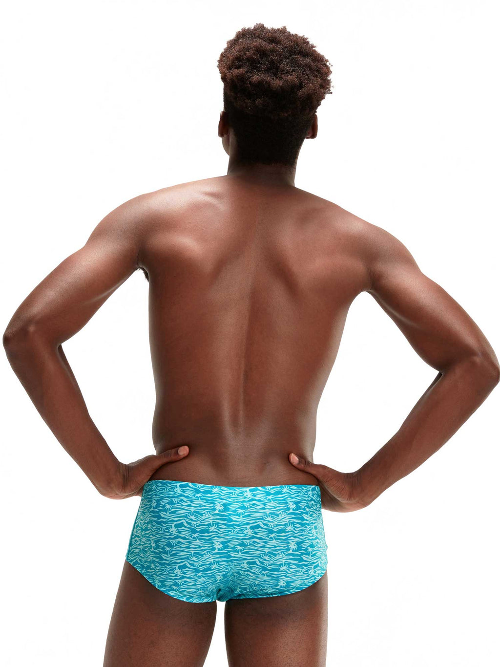 SPEEDO Бански 13.5CM CLUB TRAINING ALLOVER BRIEF