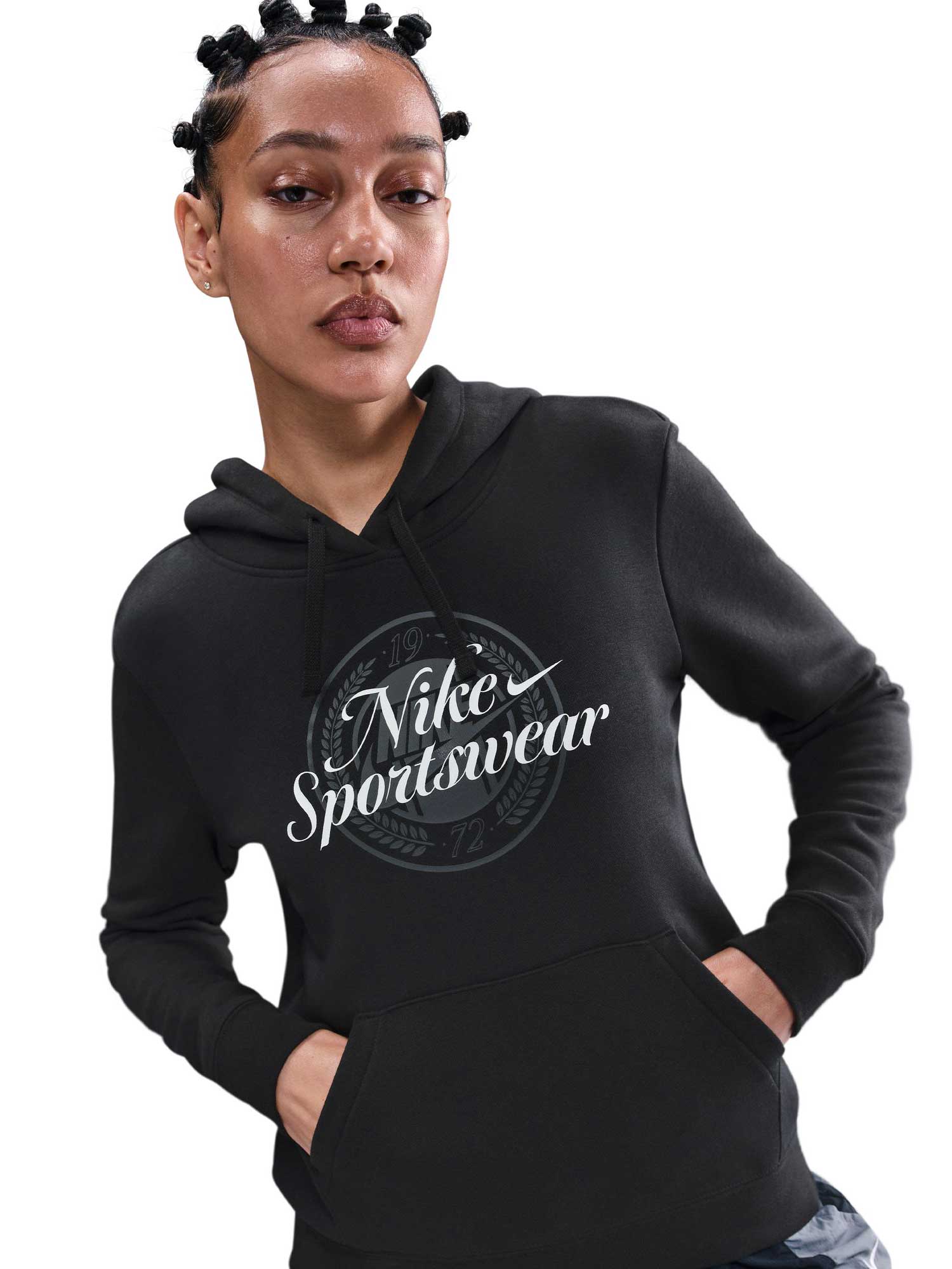 NIKE Суитшърт W NSW CLUB FLC GX STD PO HDY