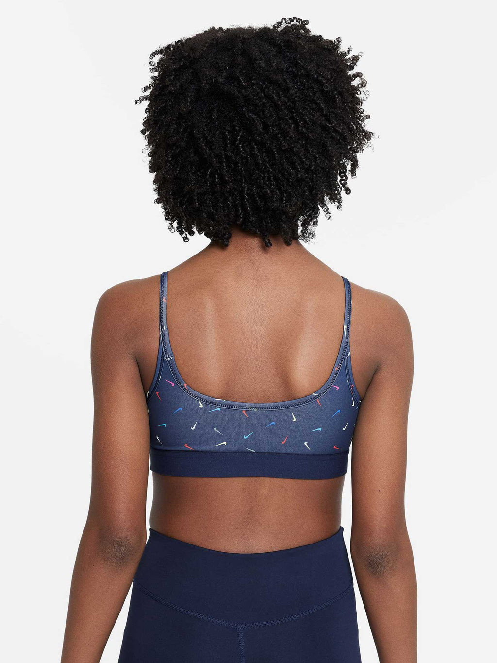 NIKE Спортен сутиен G DF TROPHY SWSH PRNT BRA