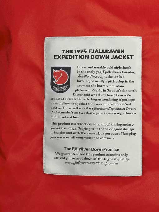 FJALLRAVEN Яке Expedition Pack Down M