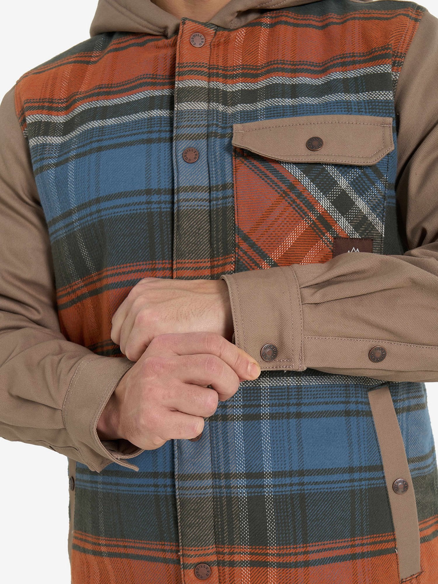 CORDILLERO Яке Male Hooded shirt with sherpa