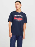 JACK & JONES Тениска JJELOGO TEE SS O-NECK 2 COL SS25 SN