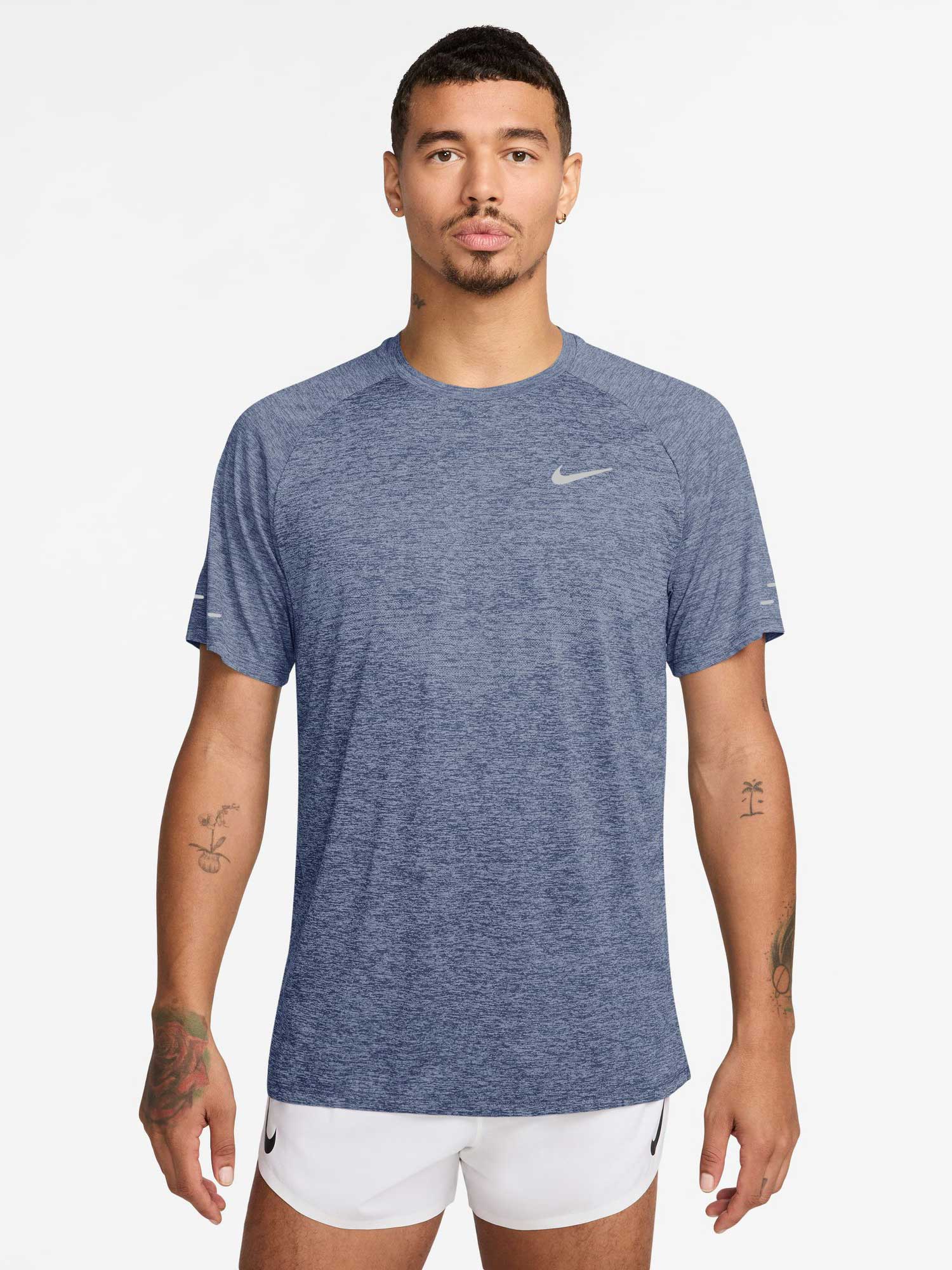 NIKE Тениска M NK DFADV STRIDE SS TOP