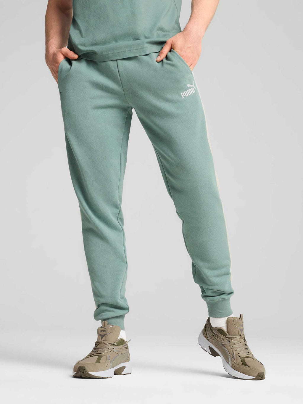 PUMA Спортно долнище ESS BLOCK Sweatpants TR cl