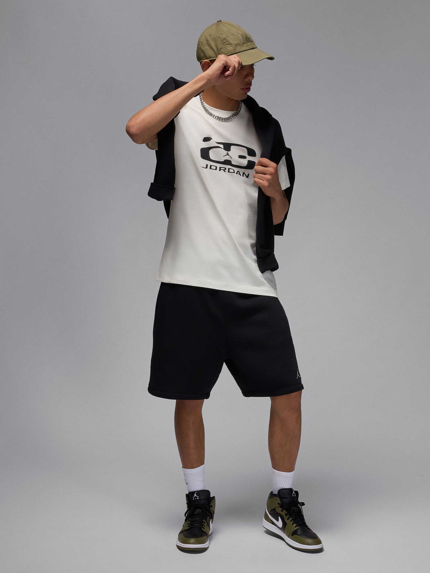 JORDAN Тениска M J FLT ESS HBR SS CREW