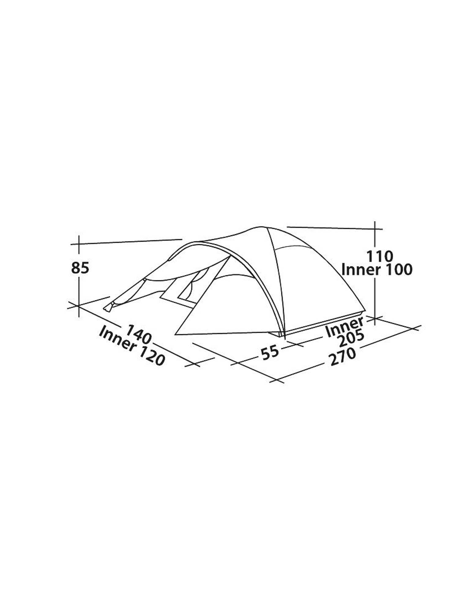 EASY CAMP Двуместна палатка Quasar 200