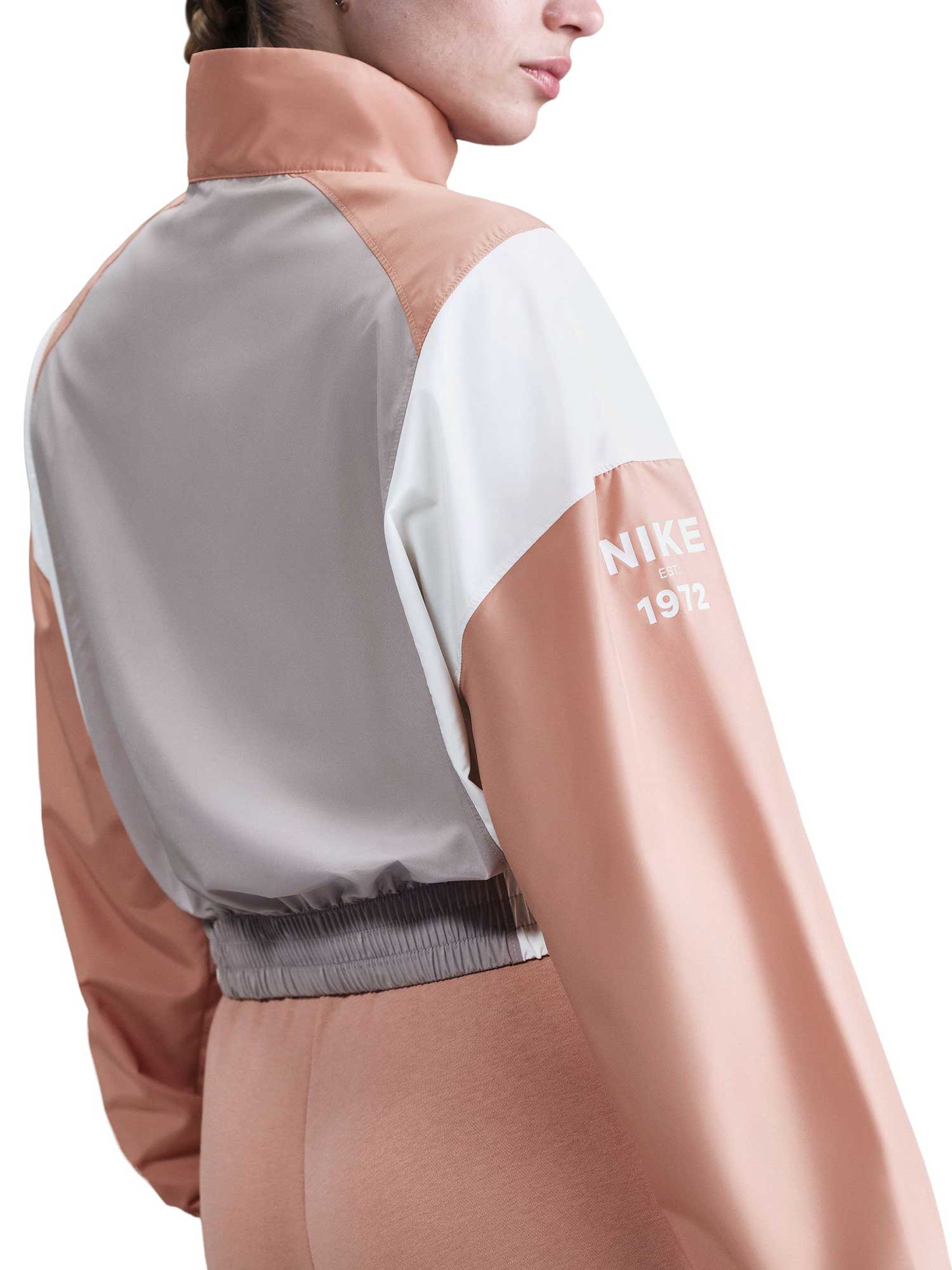 NIKE Спортно горнище W NSW CLSSC WVN REMIX LTWT PO