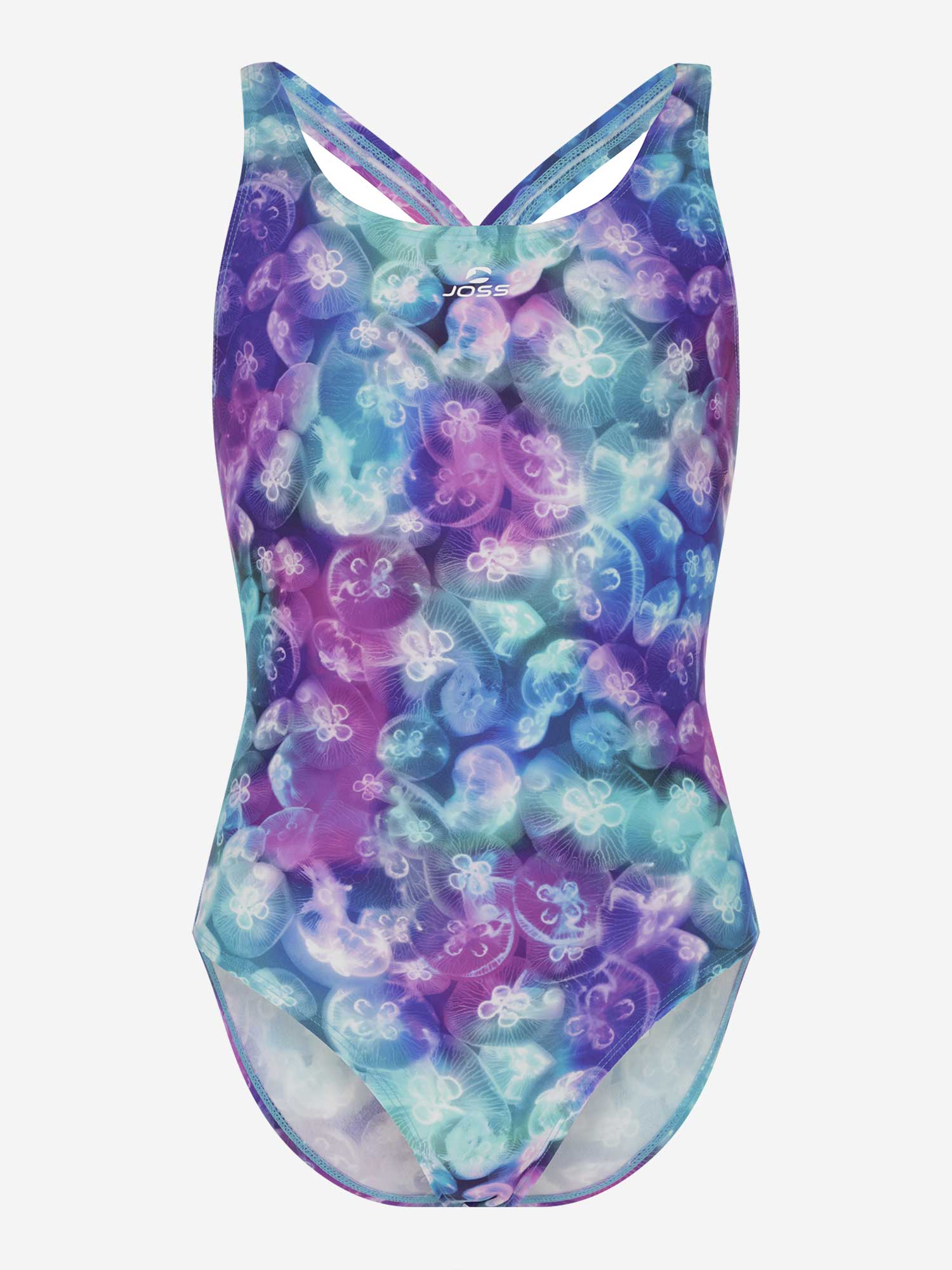 JOSS Цял бански Girls Training All-Over Printed