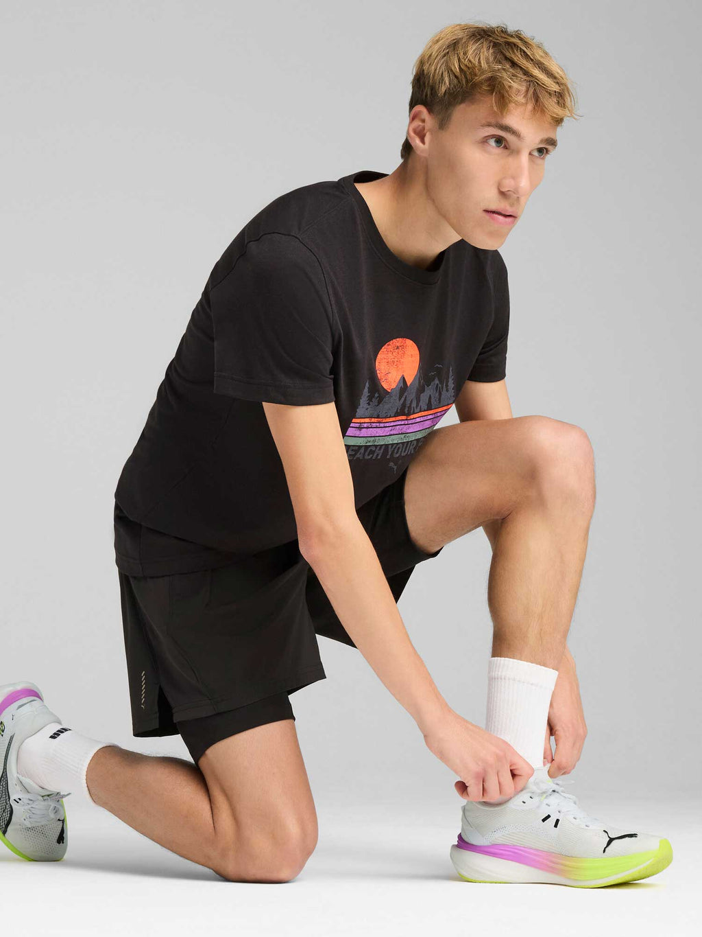 PUMA Тениска GRAPHICS OUTDOOR UNISEX TEE