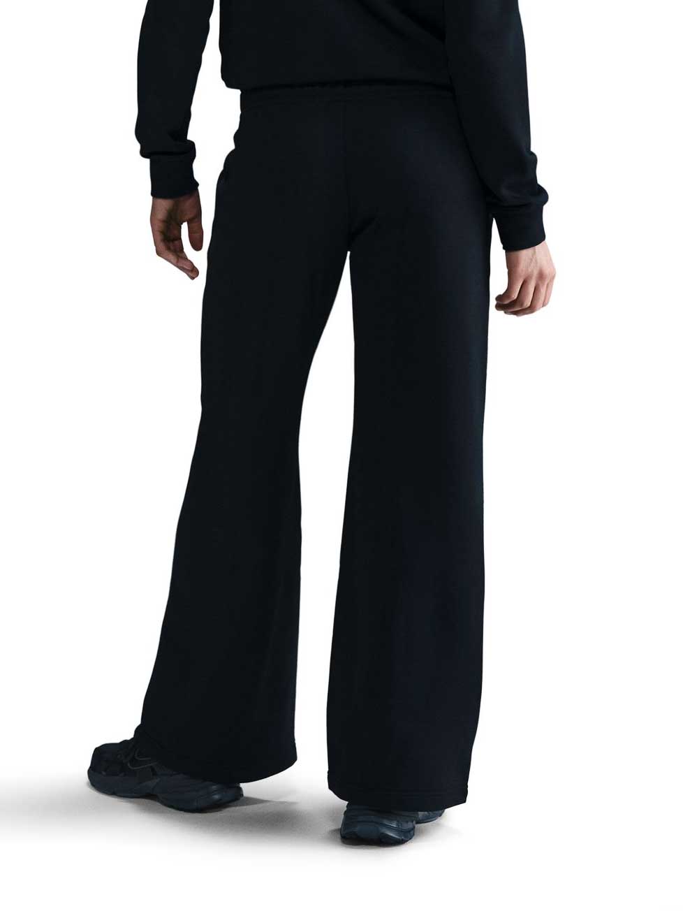 NIKE Спортно долнище W NSW CLUB FLC MR GX WIDE PNT