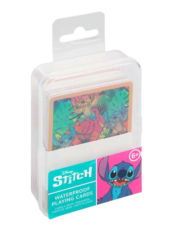KIDS MOVIE HEROES Карти за игра Stitch водоустойчиви