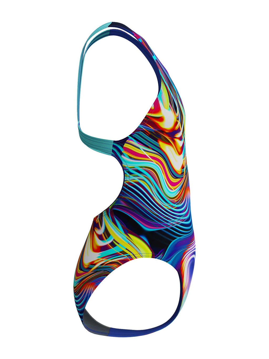 SPEEDO Цял бански GIRLS DIGITAL ALLOVER LEADERBACK