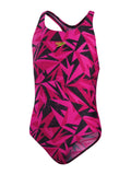 SPEEDO Цял бански GIRLS HYPER BOOM ALLOVER MEDALIST