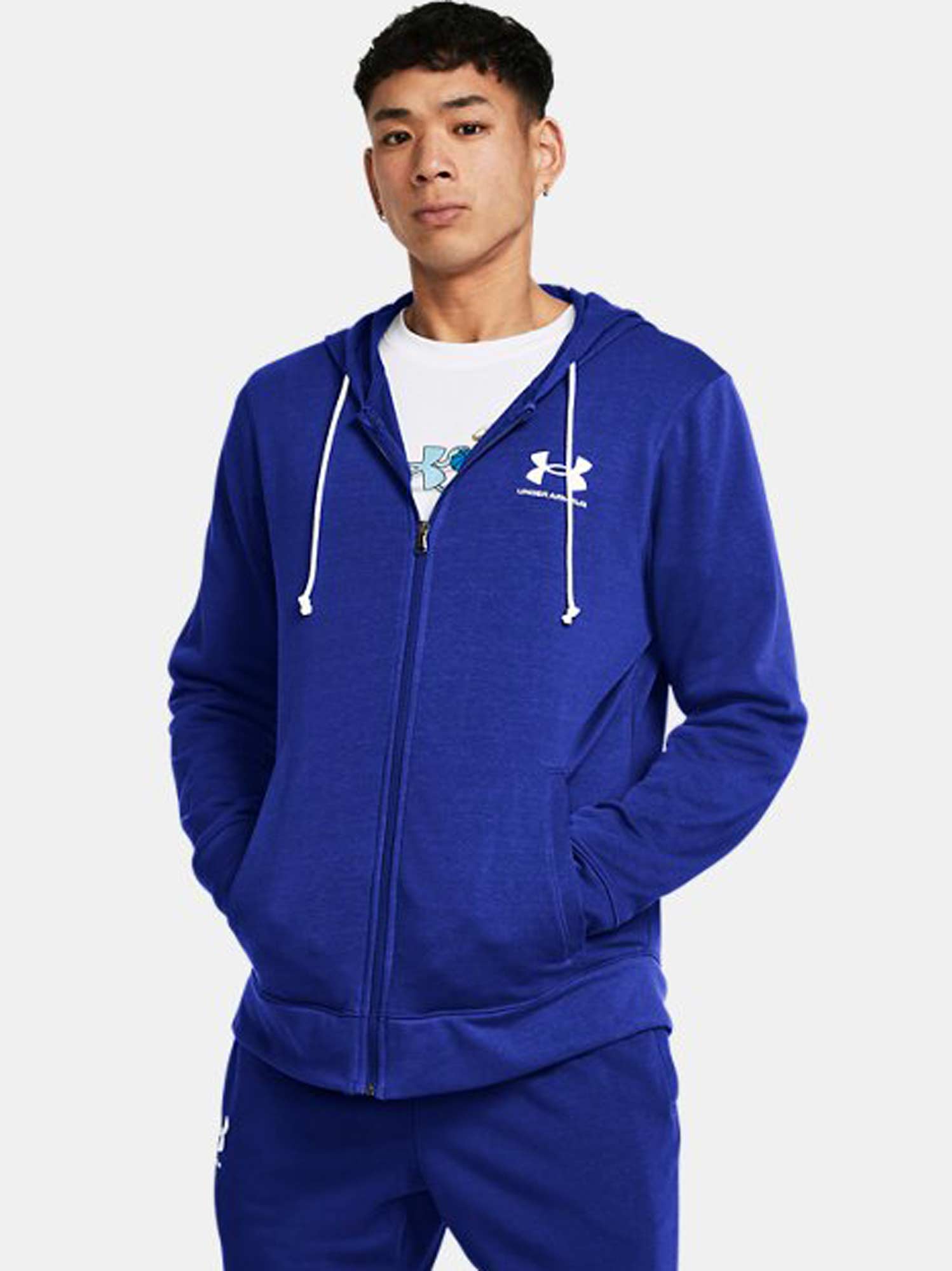 UNDER ARMOUR Суитшърт RIVAL TERRY LC FZ