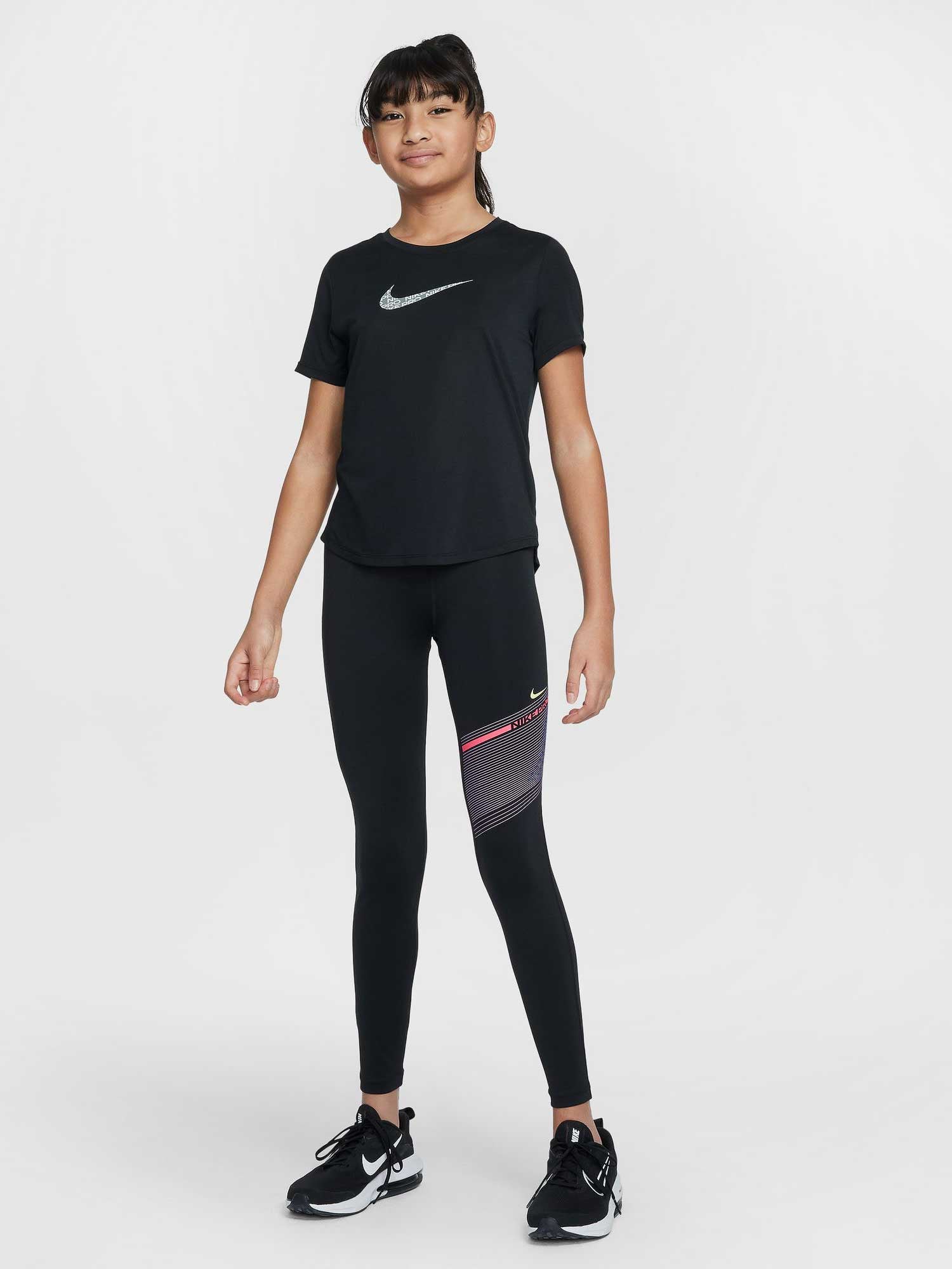 NIKE Тениска G NK DF ONE SS TOP SPORT VNR