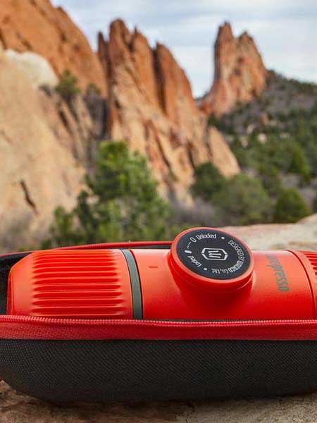WACACO Кафемашина Nanopresso Classic + калъф, Lava Red