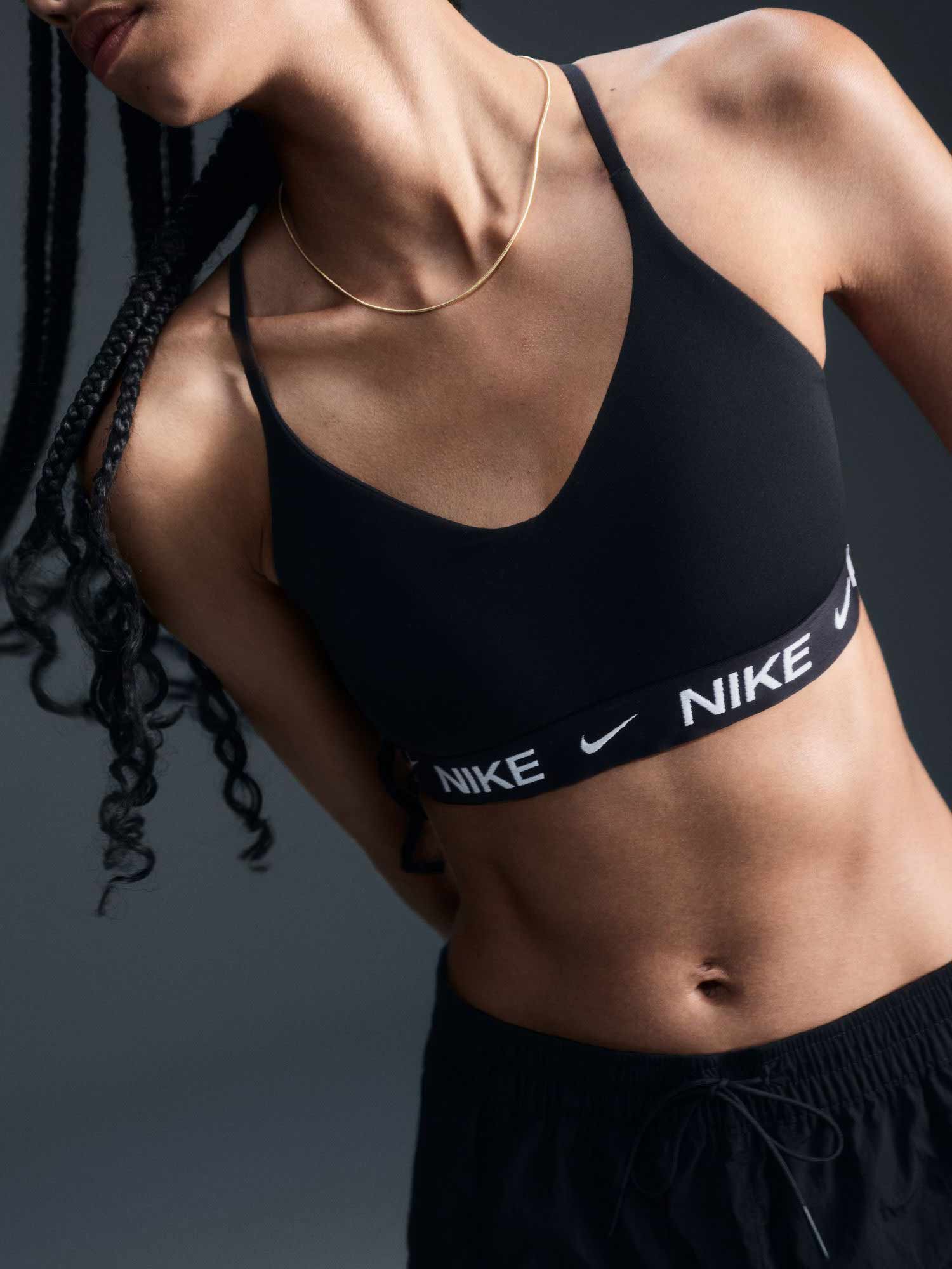 NIKE Спортен сутиен W NK DF INDY LGT SPT BRA